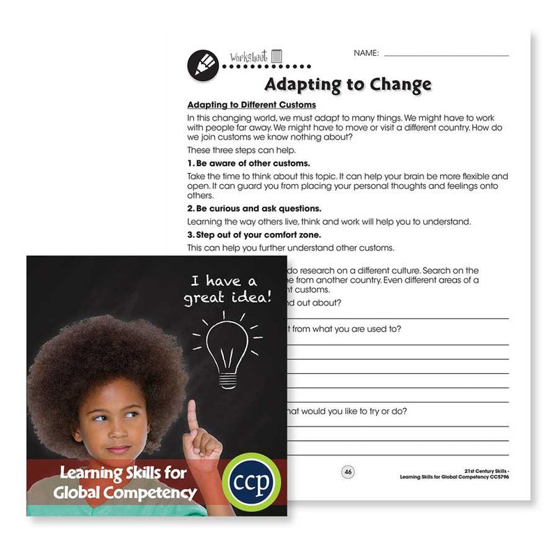 Learning Skills for Global Competency: Adapting to Different Customs - WORKSHEET