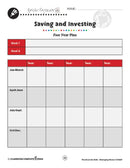 Managing Money: Five Year Savings Plan - WORKSHEET