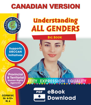 Understanding All Genders Big Book - Canadian Content