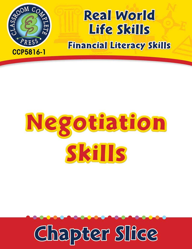 Financial Literacy Skills: Negotiation Skills Gr. 6-12+
