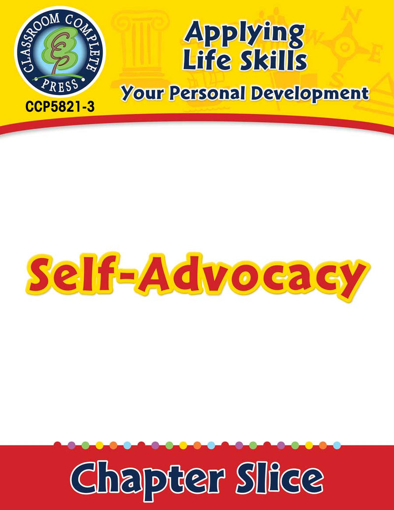 Your Personal Development: Self-Advocacy Gr. 6-12+