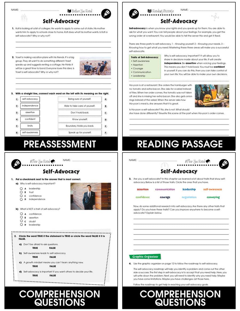 Your Personal Development: Self-Advocacy Gr. 6-12+ – CLASSROOM