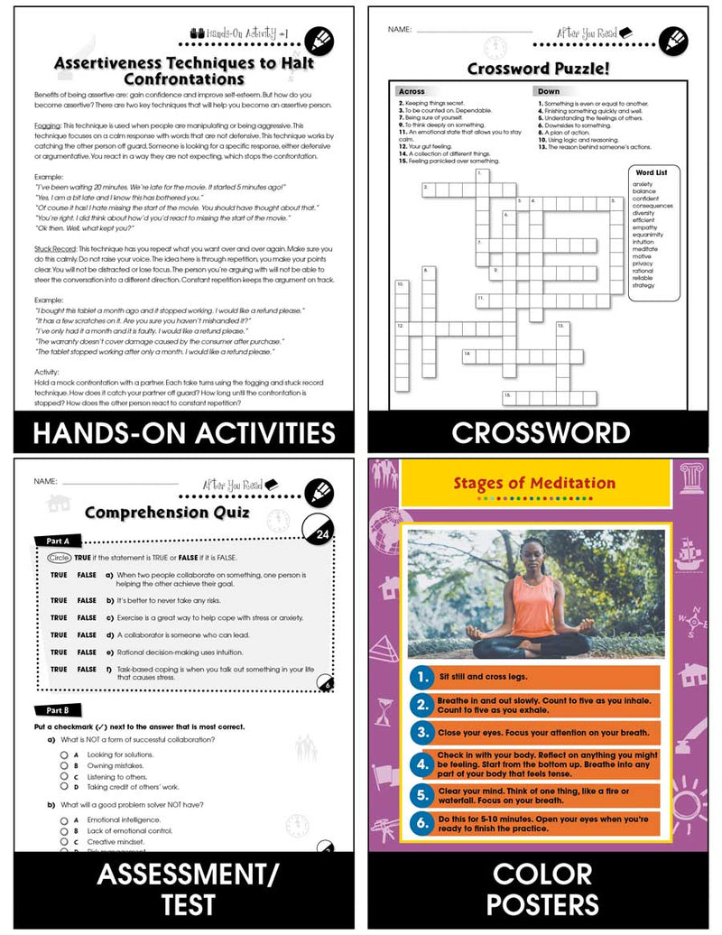 Your Personal Relationships: Assertiveness & Equanimity Gr. 6-12+