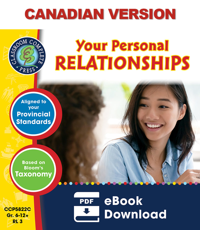 Applying Life Skills - Your Personal Relationships - Canadian Content