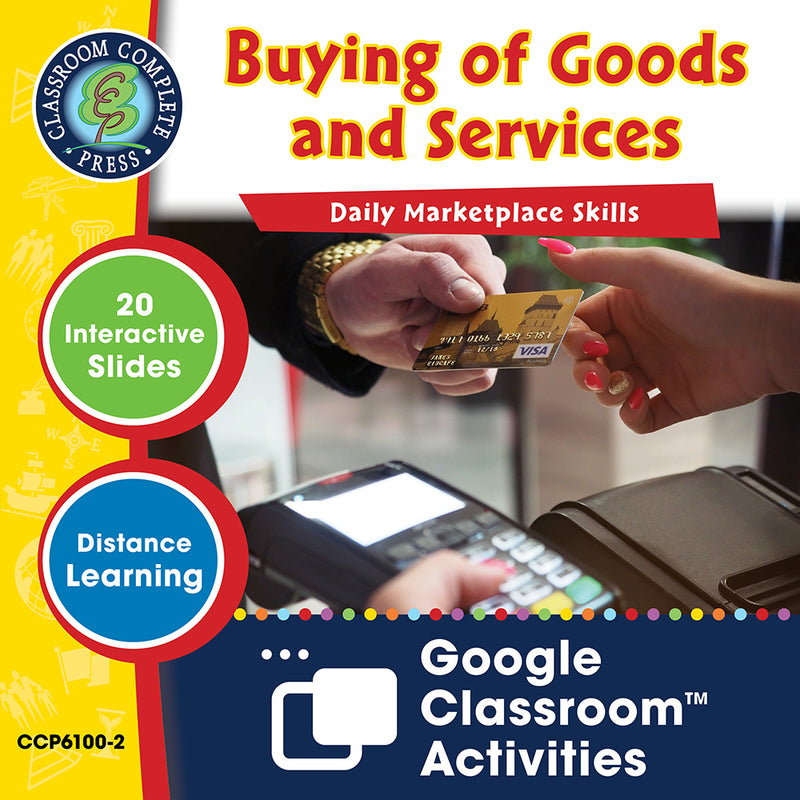 Daily Marketplace Skills: Buying of Goods & Services - Google Slides (SPED)