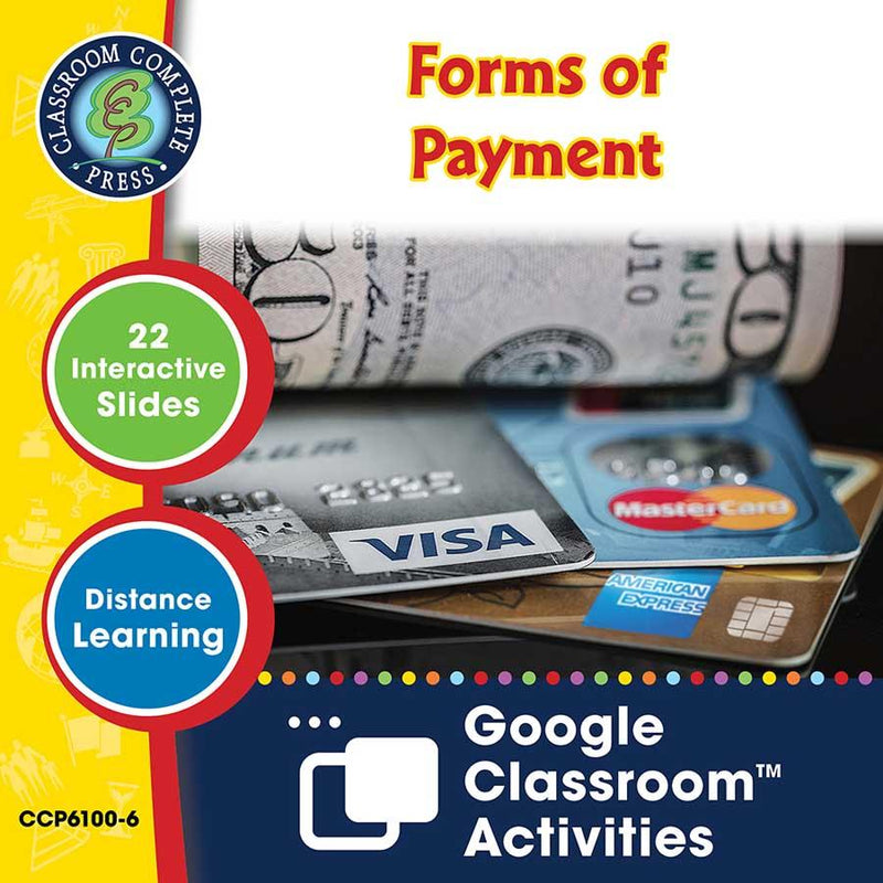 Daily Marketplace Skills: Forms of Payment - Google Slides (SPED)