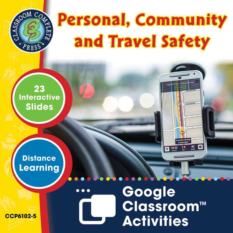 Daily Health & Hygiene Skills: Personal, Community & Travel Safety - Google Slides (SPED)