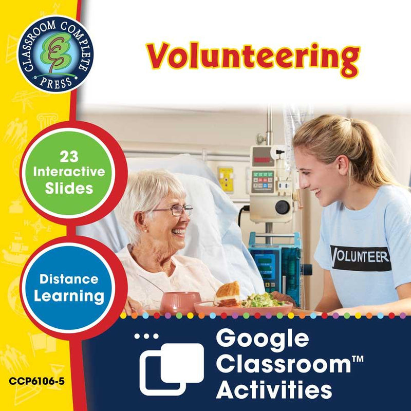 Practical Life Skills - Employment & Volunteering: Volunteering - Google Slides (SPED)