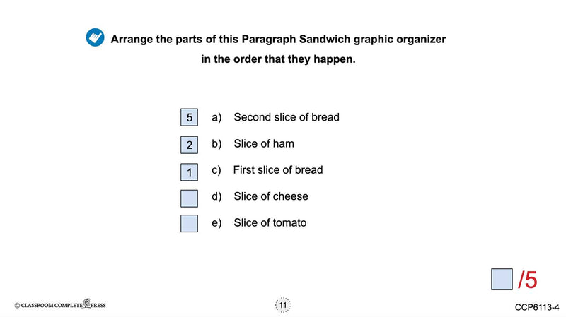 How to Write a Paragraph: Using Graphic Organizers for Drafting & Drafting Practice - Google Slides