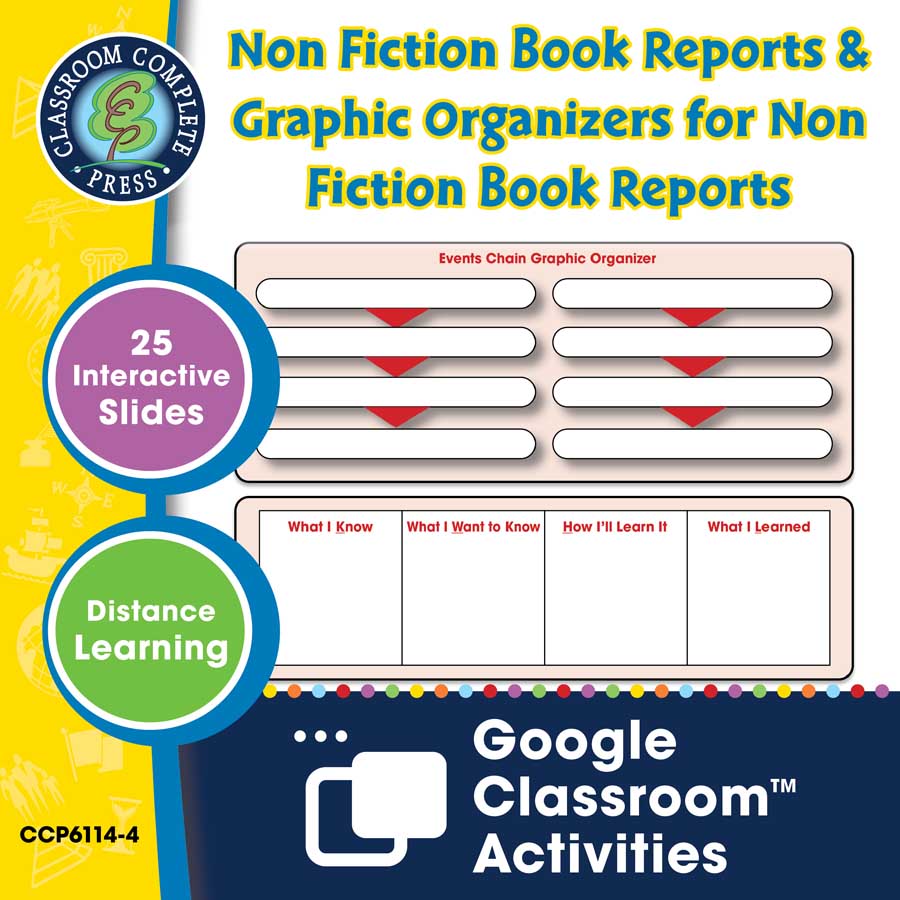 Book Report Graphics How to Write a Book Report: Non Fiction Book Reports & Graphic Organiz ...