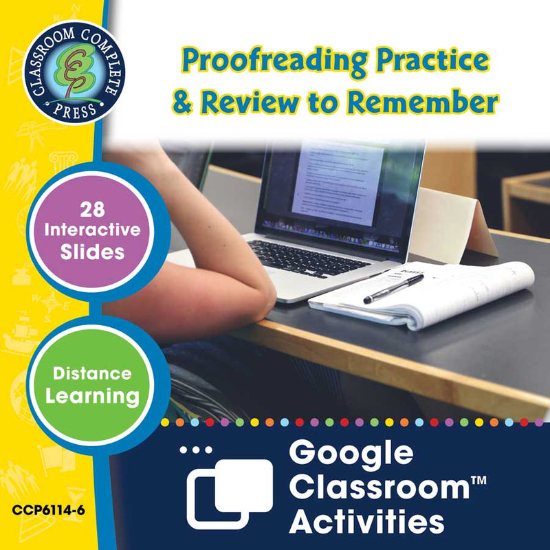 How to Write a Book Report: Proofreading Practice & Review to Remember - Google Slides