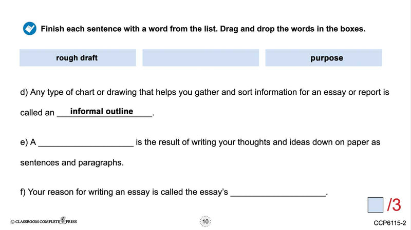 How to Write an Essay: Drafting and Graphic Organizers - Google Slides