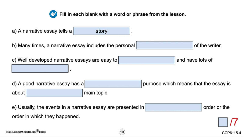 How to Write an Essay: What is a Narrative Essay? & Writing a Narrative Essay - Google Slides