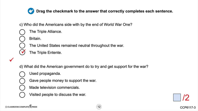 World War 1: The U.S. Enters the War - Google Slides
