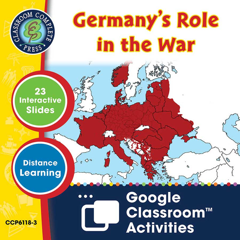 World War 2: Germany's Role in the War - Google Slides