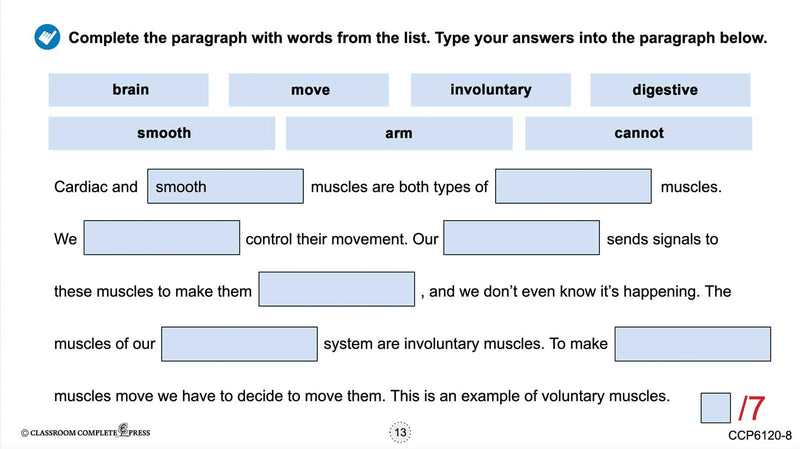 Cells, Skeletal & Muscular Systems: The Muscular System – Movement - Google Slides