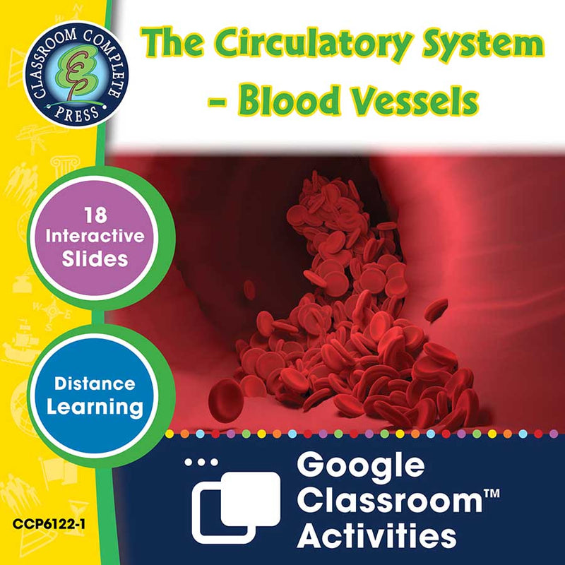 Circulatory, Digestive & Reproductive Systems: The Circulatory System – Blood Vessels - Google Slides