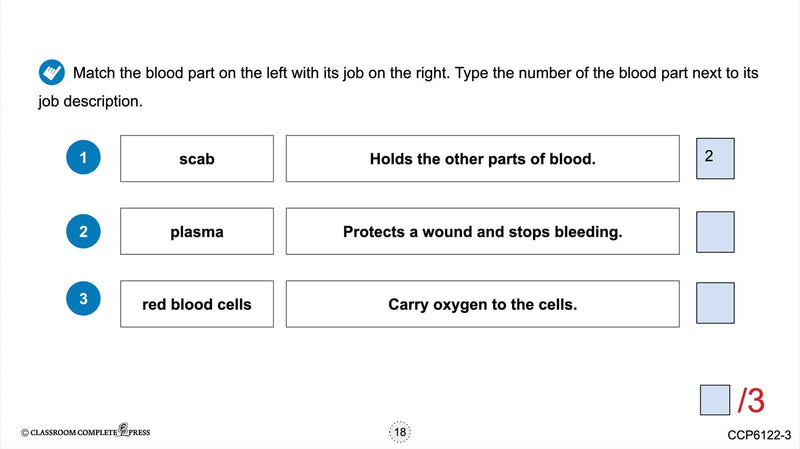 Circulatory, Digestive & Reproductive Systems: The Circulatory System – Blood - Google Slides