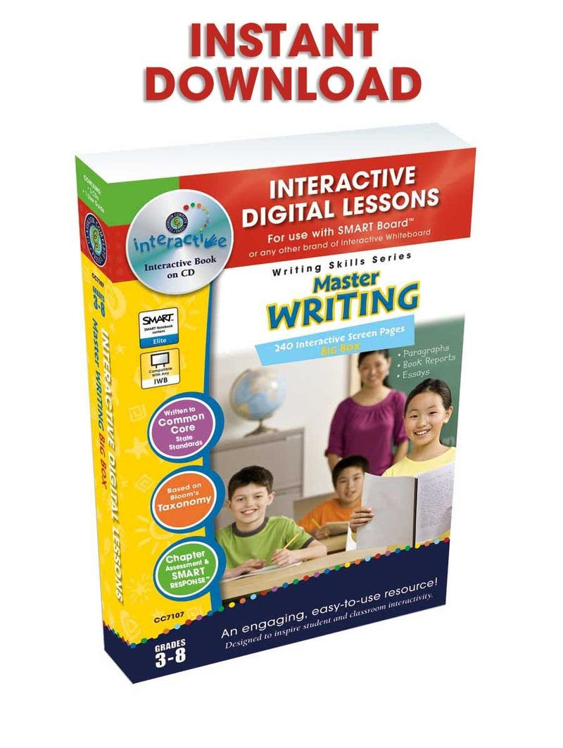Msasterclass Writing Master Writing Big Box - Digital Lesson Plan – CLASSROOM COMPLETE PRESS