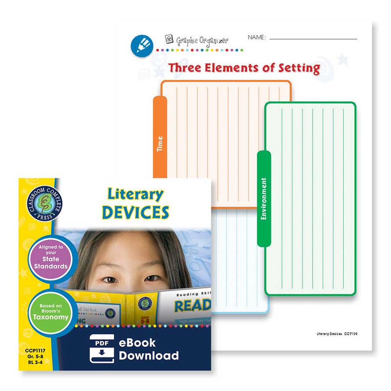 Literary Devices: Three Elements of Setting - WORKSHEET – CLASSROOM COMPLETE PRESS