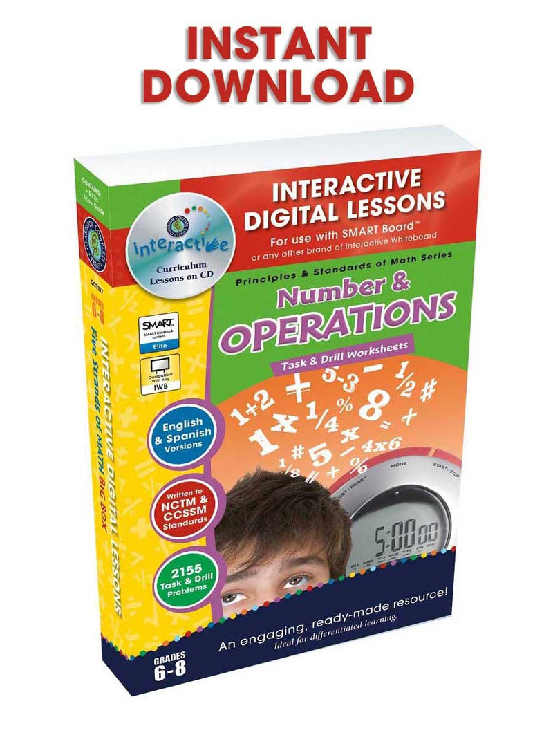 Number & Operations - Grades 6-8 - Digital Lesson Plan