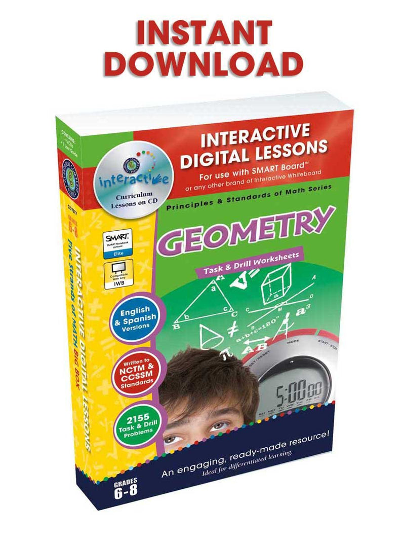 Geometry - Grades 6-8 - Digital Lesson Plan