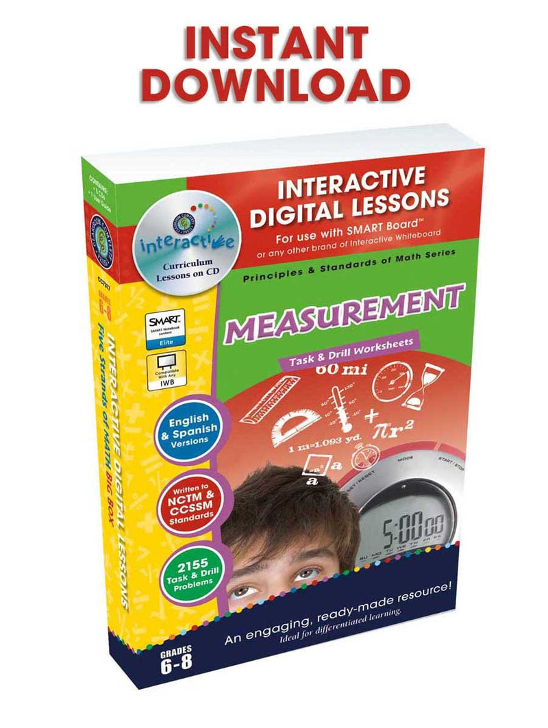 Measurement - Grades 6-8 - Digital Lesson Plan