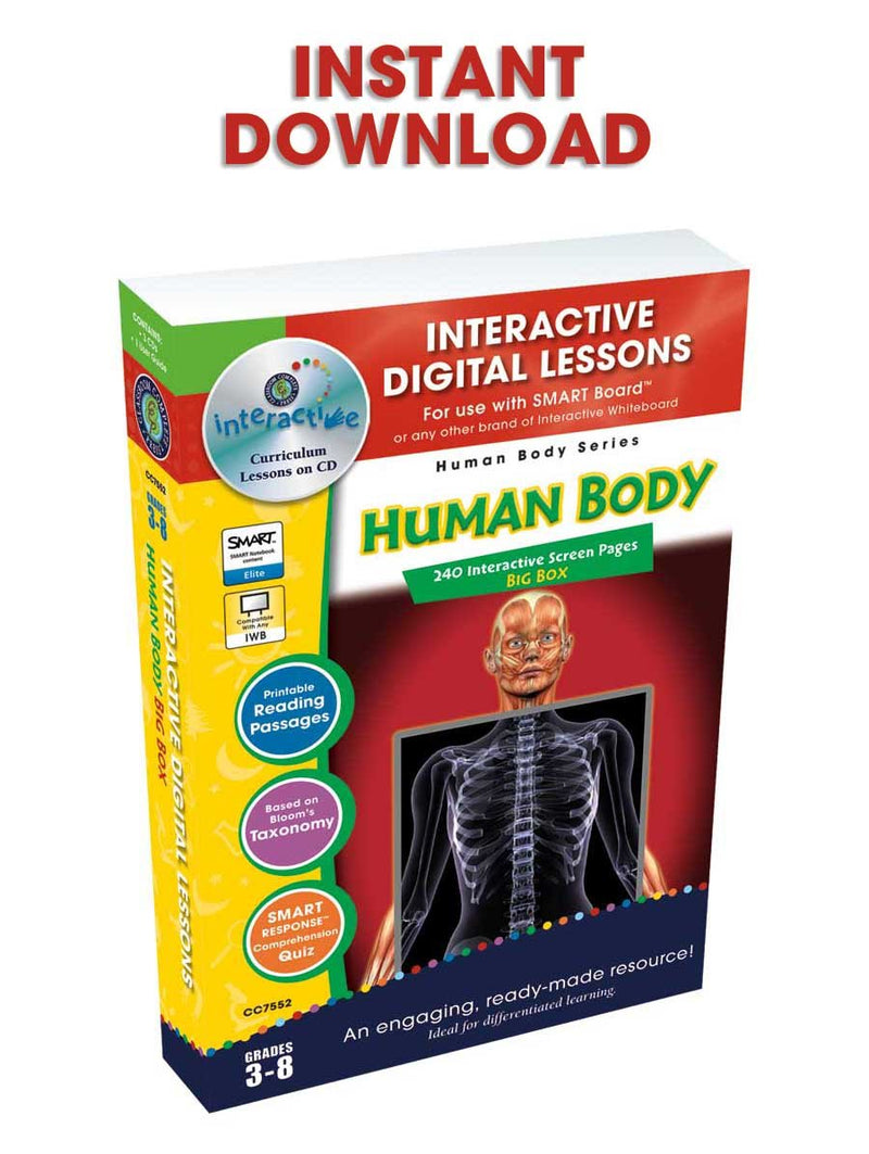 Human Body Big Box - Digital Lesson Plan