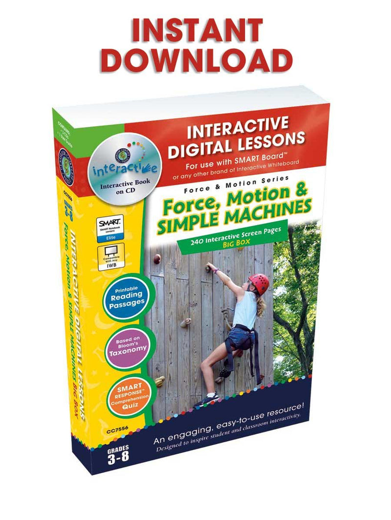 Force & Motion Big Box - Digital Lesson Plan
