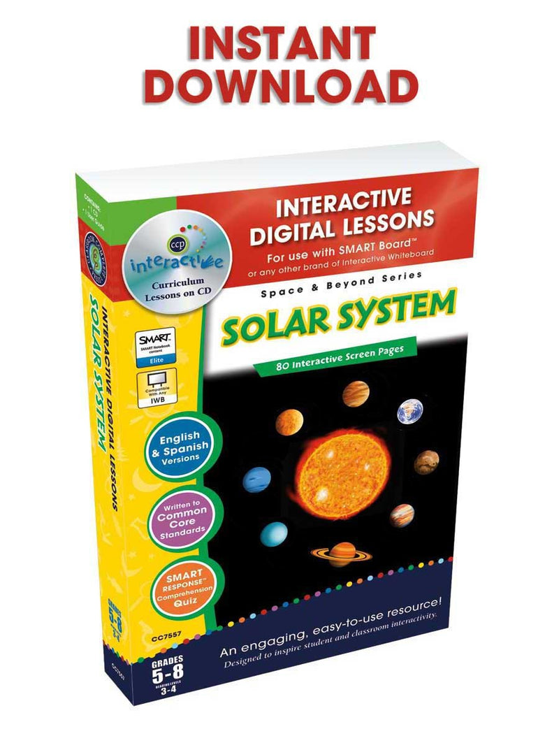 PRESS　Plan　–　Digital　Solar　System　COMPLETE　Lesson　CLASSROOM