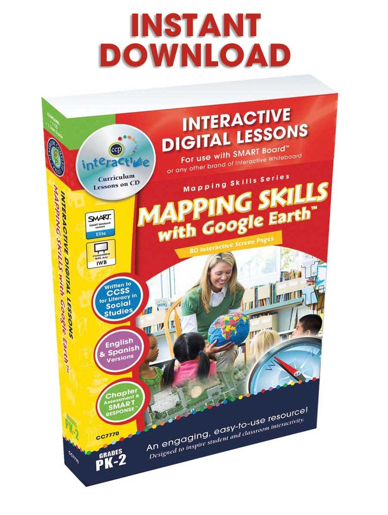 Mapping Skills with Google Earth - Grades PK-2 - Digital Lesson Plan