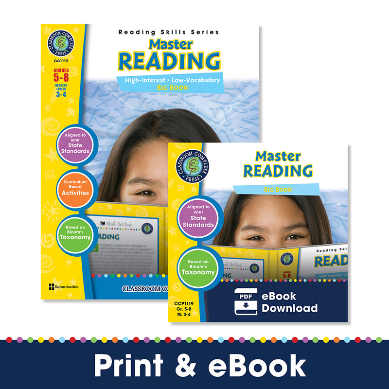 Read Master Master Reading Big Book – CLASSROOM COMPLETE PRESS
