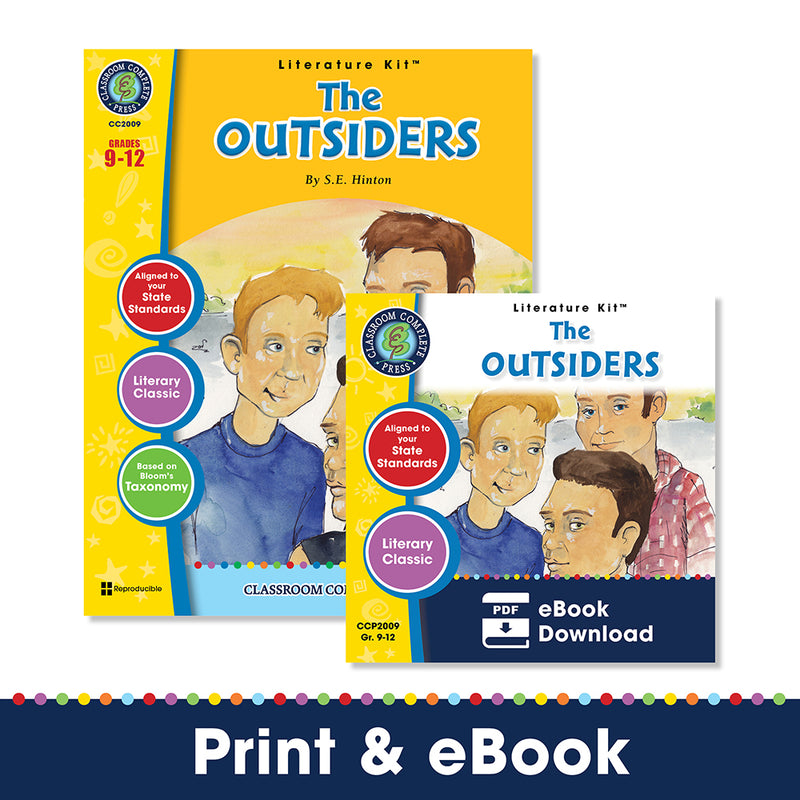 The Outsiders - Novel Study Guide - Grades 9 to 12 - eBook - Lesson Plan -  CCP Interactive