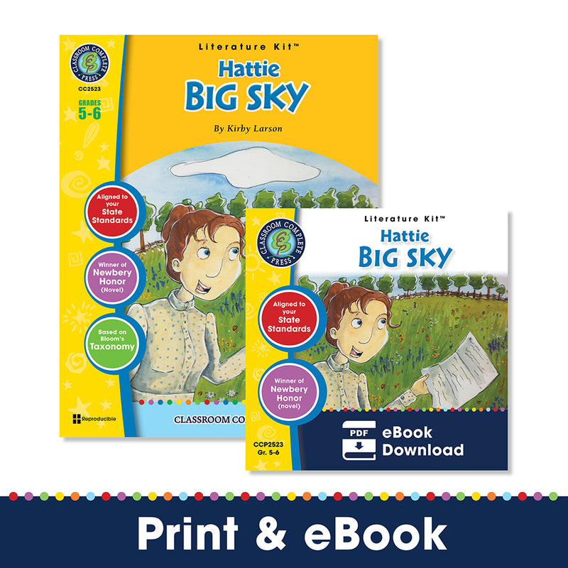 Study　COMPLETE　CLASSROOM　Guide)　–　PRESS　Sky　Big　Hattie　(Novel