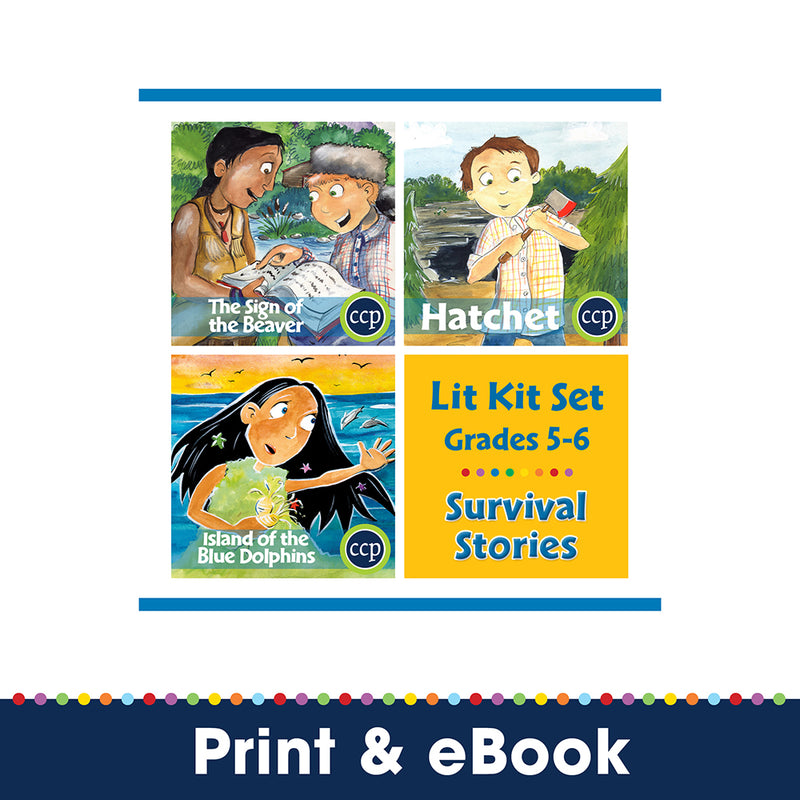 Survival Stories Lit Kit Set - Gr. 5-6