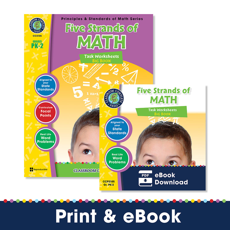 Five Strands of Math - Grades PK-2 - Tasks Big Book