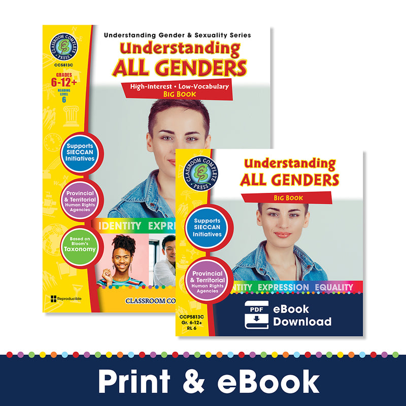 Understanding All Genders Big Book - Canadian Content