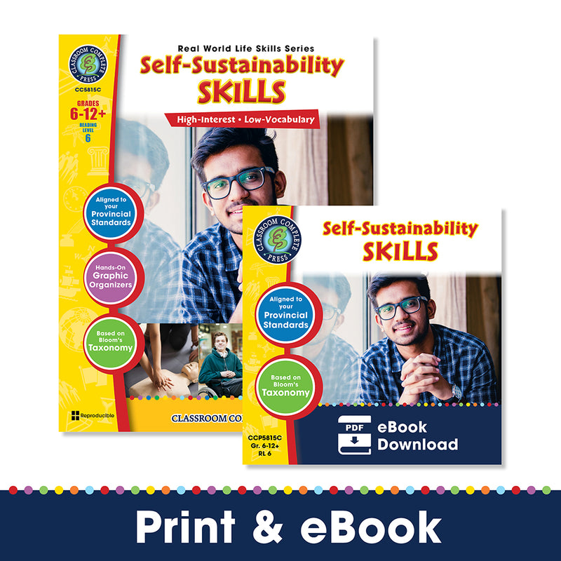 Real World Life Skills - Self-Sustainability Skills - Canadian Content