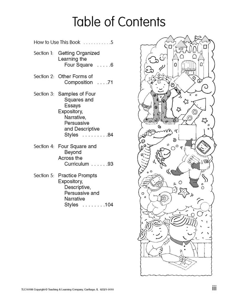Four Square: Writing Method for Grades 1-3 – CLASSROOM COMPLETE PRESS