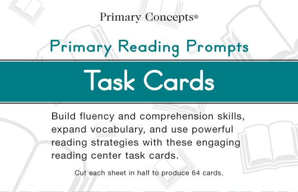 Primary Reading Prompts: Task Cards