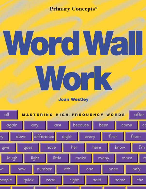 Word Wall Work: Mastering High Frequency Words
