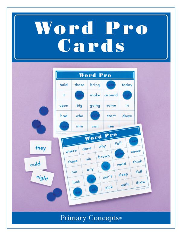 Word Pro Bingo Cards