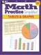 Math Practice Simplified: Tables & Graphs (Book J)
