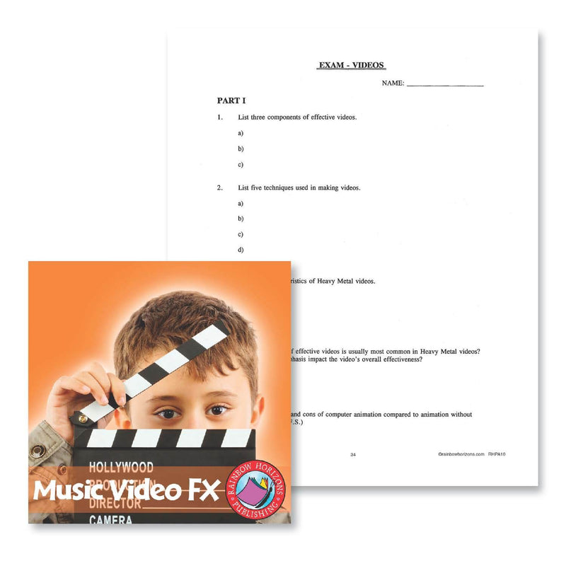Music Video FX: Exam - WORKSHEET
