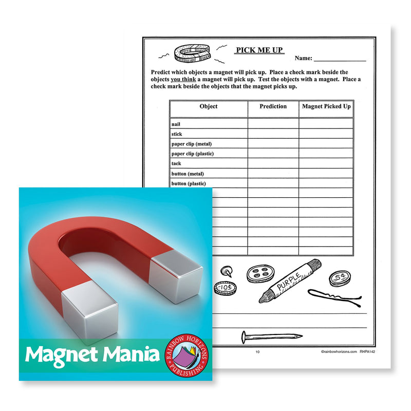 Magnet Mania: Pick Me Up Experiment - WORKSHEET