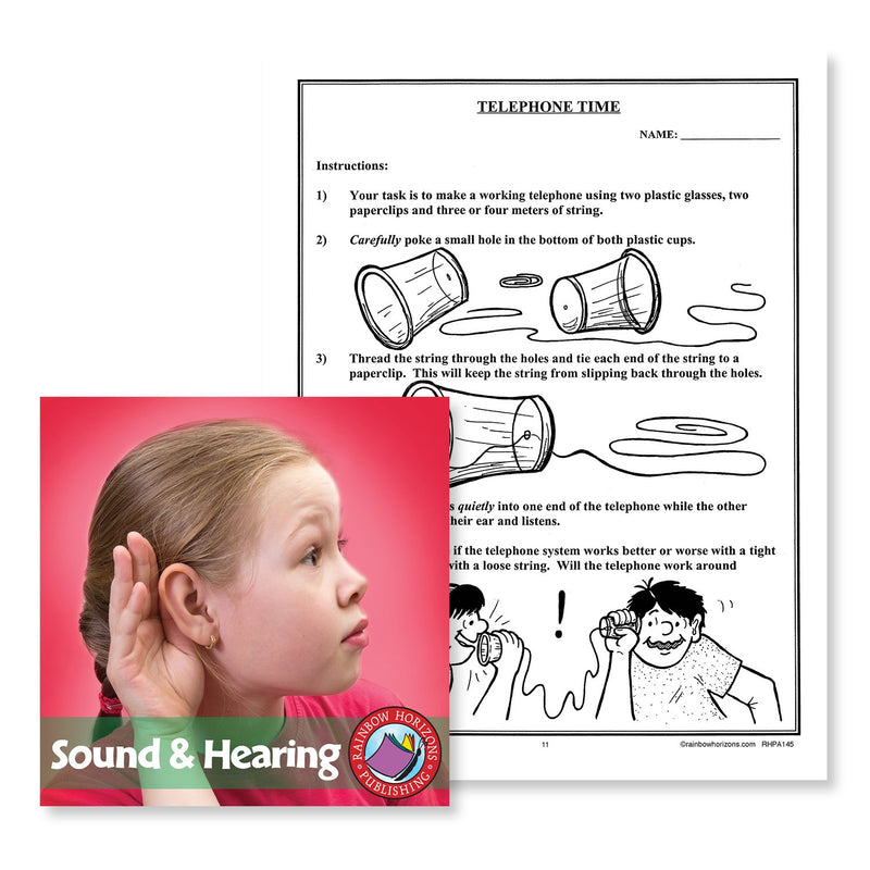Sound And Hearing: Telephone Time - WORKSHEET