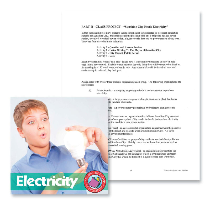 Electricity: Class Project Outline - WORKSHEET