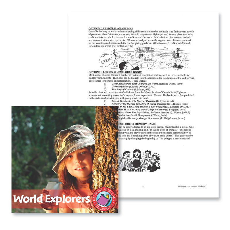 World Explorers: Optional Lessons 5-7 - WORKSHEET