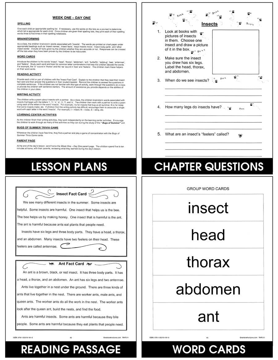 Bugs Of Summer - CHAPTER SLICE – CLASSROOM COMPLETE PRESS